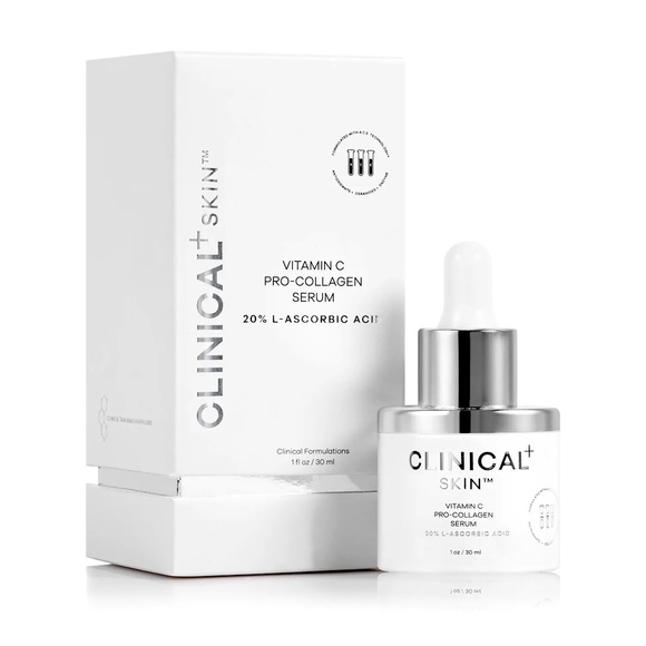 Clinical + Skin Vitamin C Pro-Collagen Serum 20% L-Ascorbic Acid - Picture 1 of 1